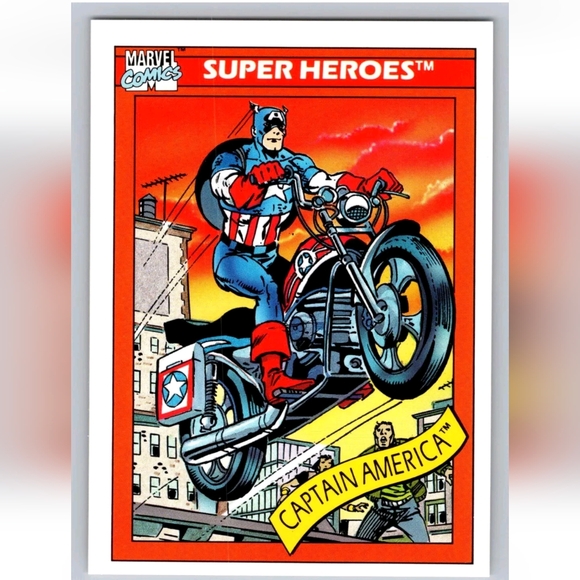 Captain America Trading Card🦸 Marvel Universe 🔥 - Picture 1 of 2